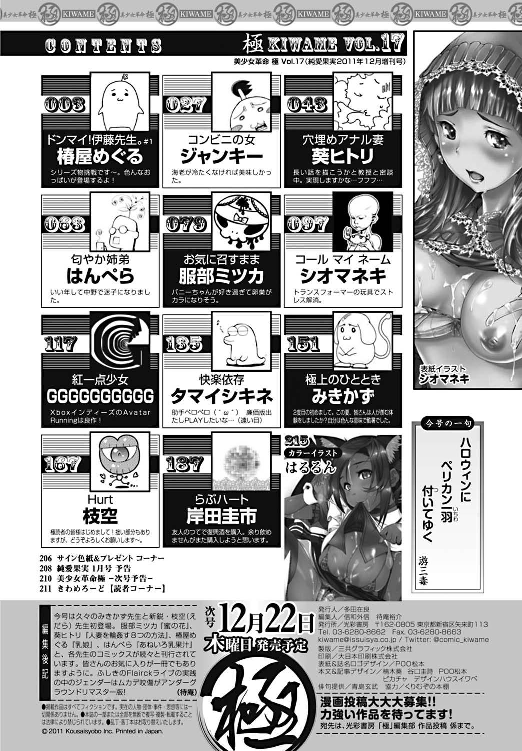 Bishoujo Kakumei KIWAME 2011-12 Vol.17 Digital 213