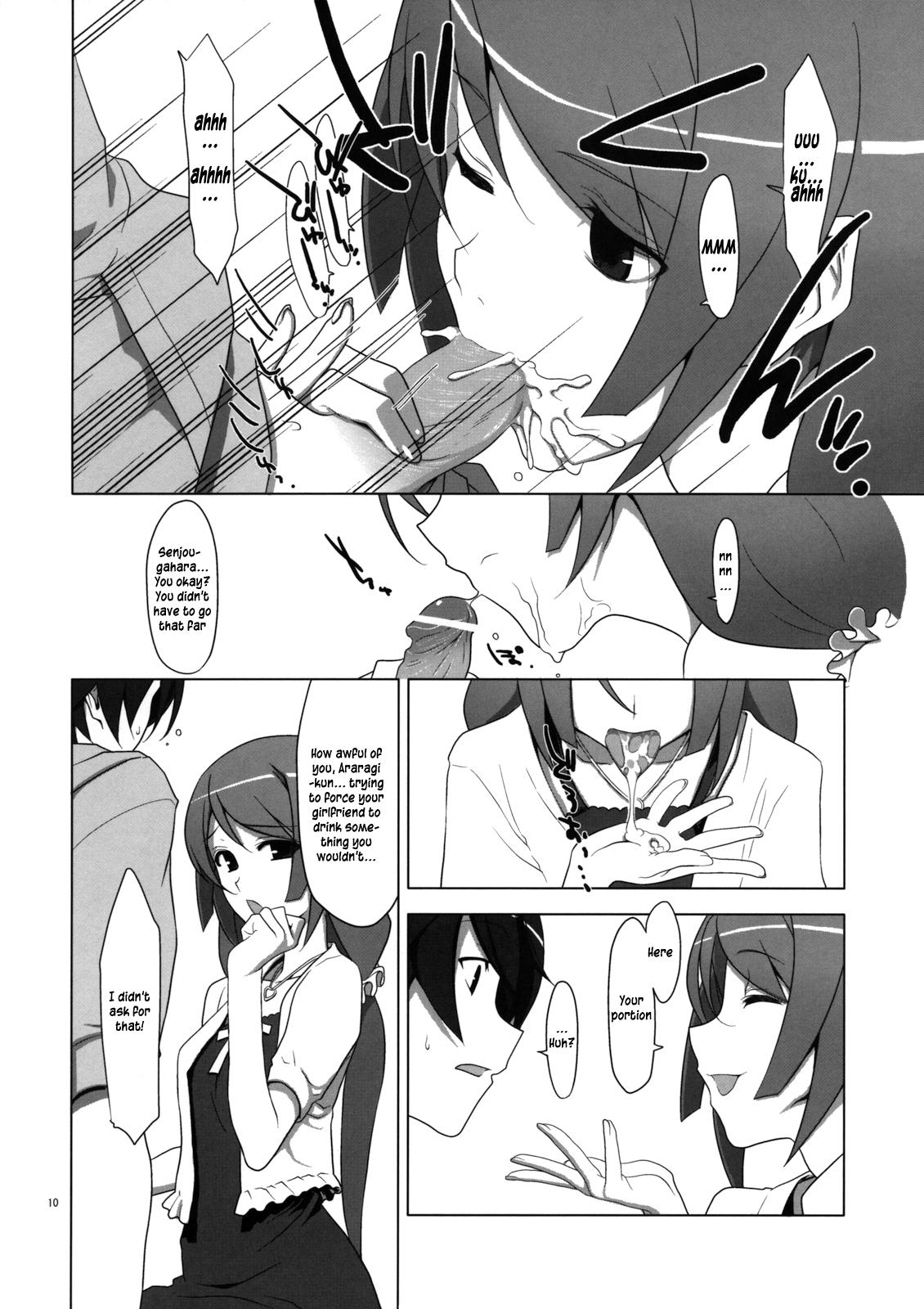 White Chick PLUNDER - Bakemonogatari Pussy - Page 9