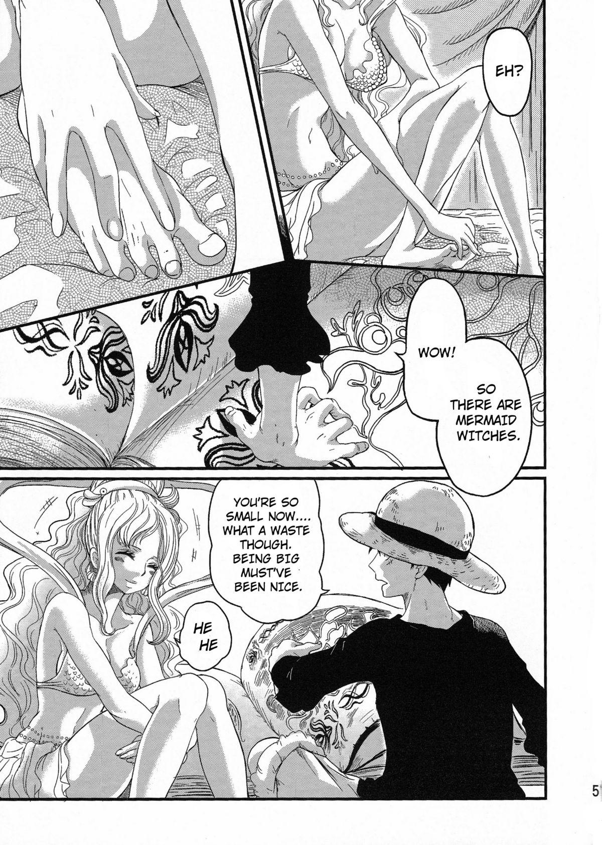 Gay Gangbang Ningyohime - One piece Cutie - Page 4