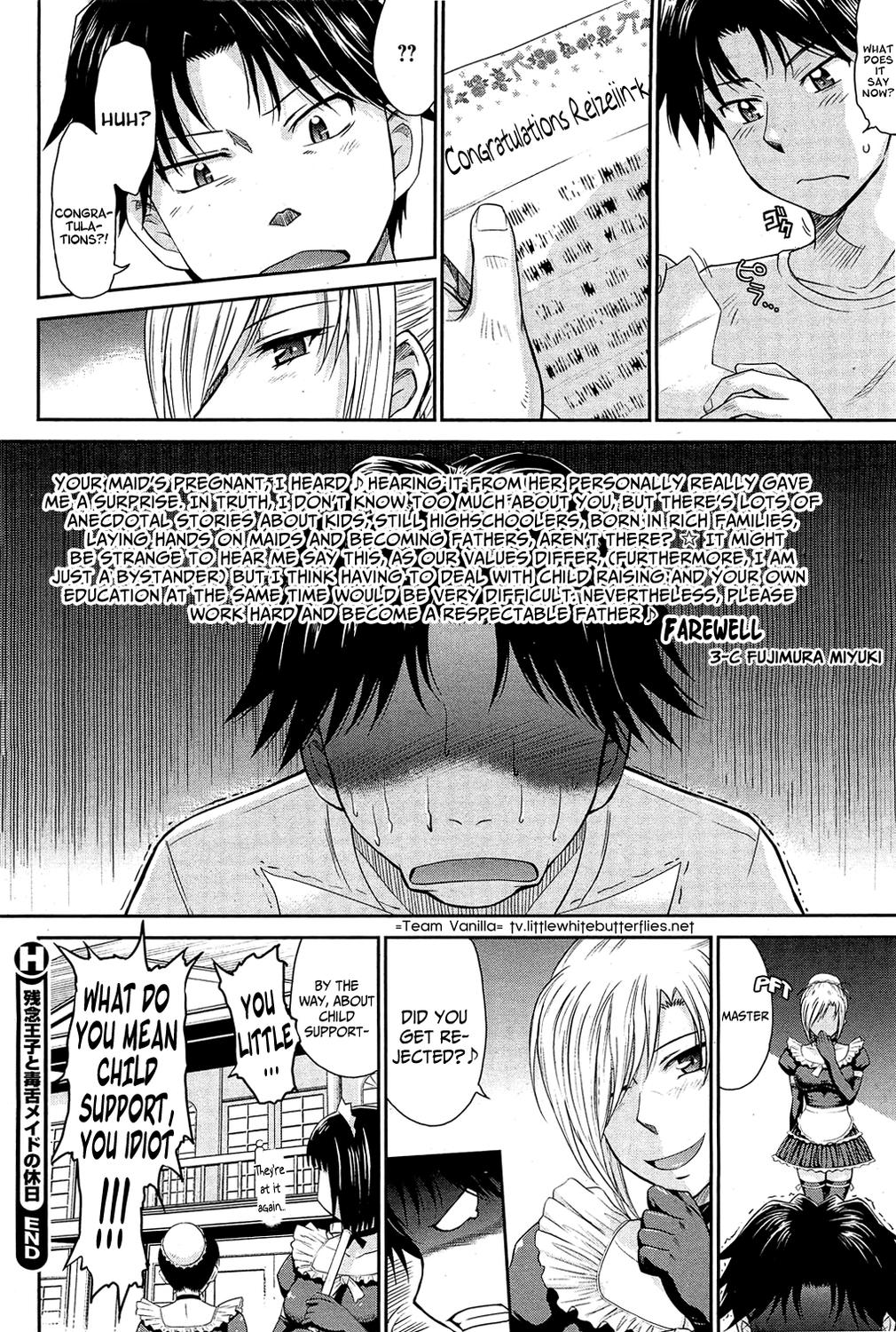 Fit Zannen Ouji to Dokuzetsu Maid | Pathetic Prince & Spiteful Maid Ch. 1-2 Rough Sex Porn - Page 48