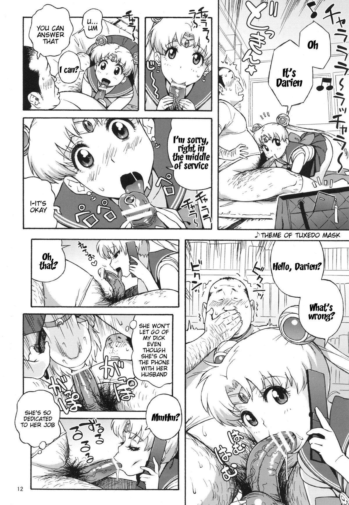 Stockings DELI Ii Usagi - Sailor moon Mouth - Page 11