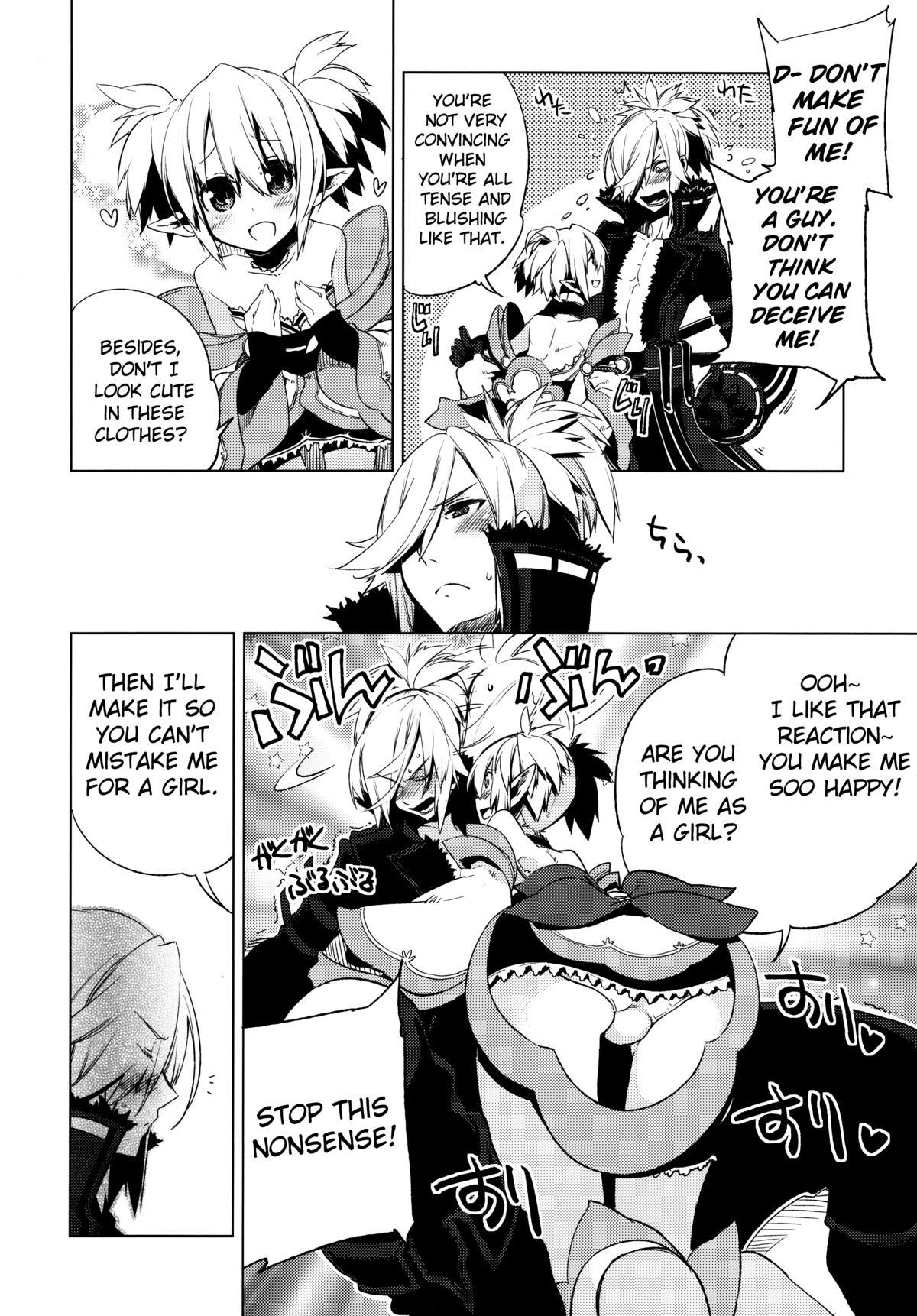 Gay Facial Korizu ni Josou Shounen Hon 6 - Sizzle Infinity! - Phantasy star portable 2 Desperate - Page 7