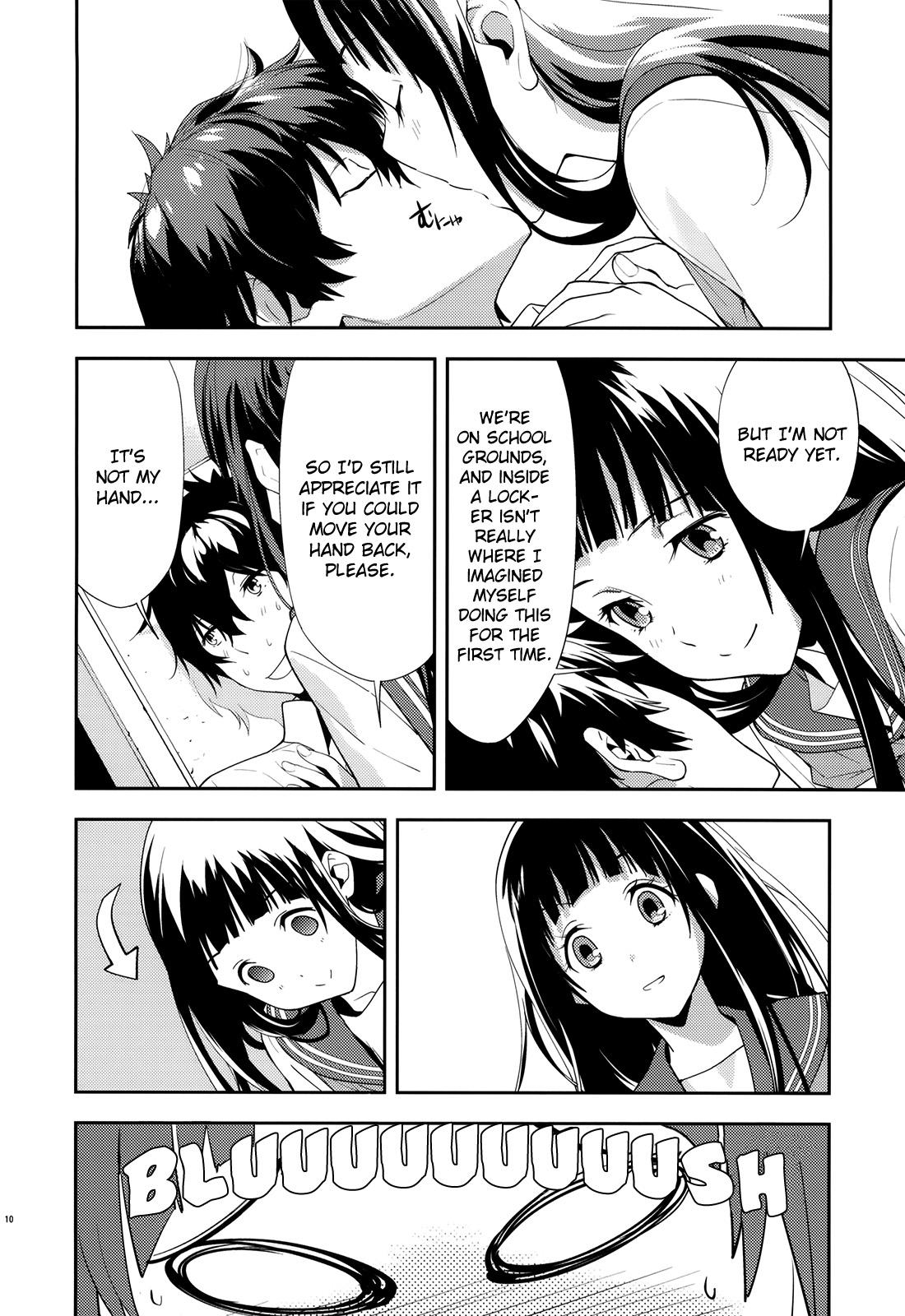 Oral Sex Breath - Hyouka Face Fuck - Page 11