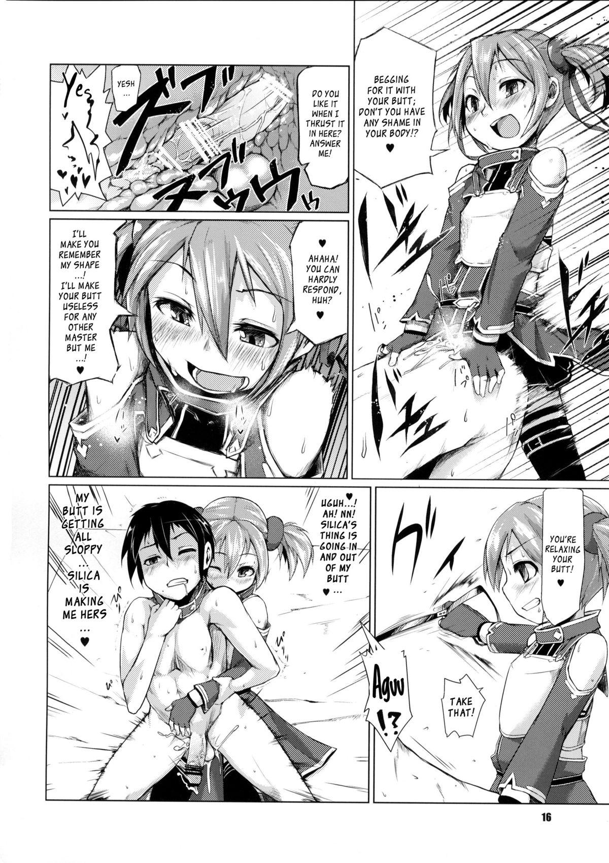 (C83) [Shichimen Soka (Sexyturkey)] Silica-chan ni Oshiri Ijirareru Hon | Silica-chan Playing With Your Butt Book (Sword Art Online) [English] 15