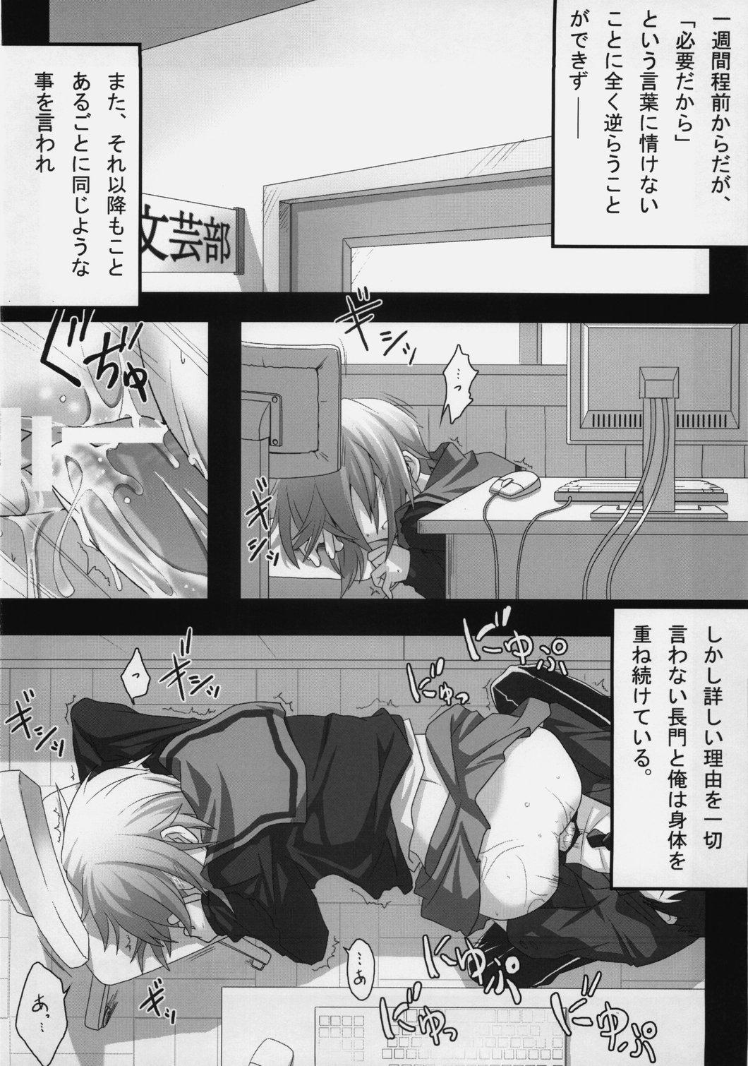 Massage Nagato's Favorite ''about 18cm'' - The melancholy of haruhi suzumiya Gay Cock - Page 3
