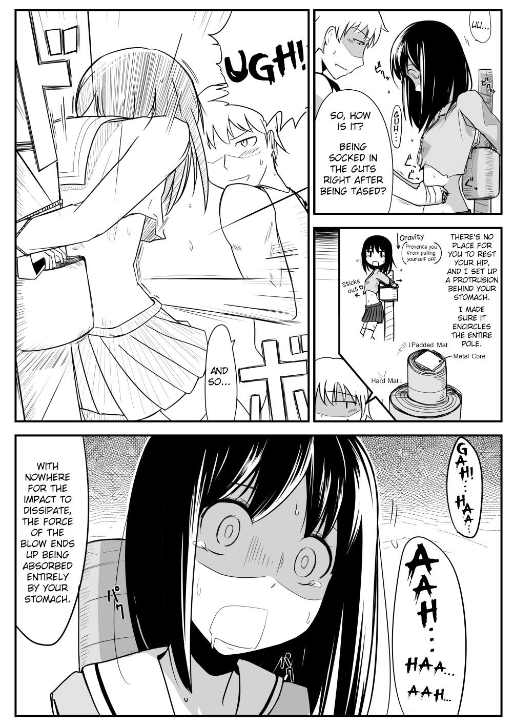 Cock Suckers Manga About Viciously Beating Osaka’s Stomach - Azumanga daioh Casa - Page 9