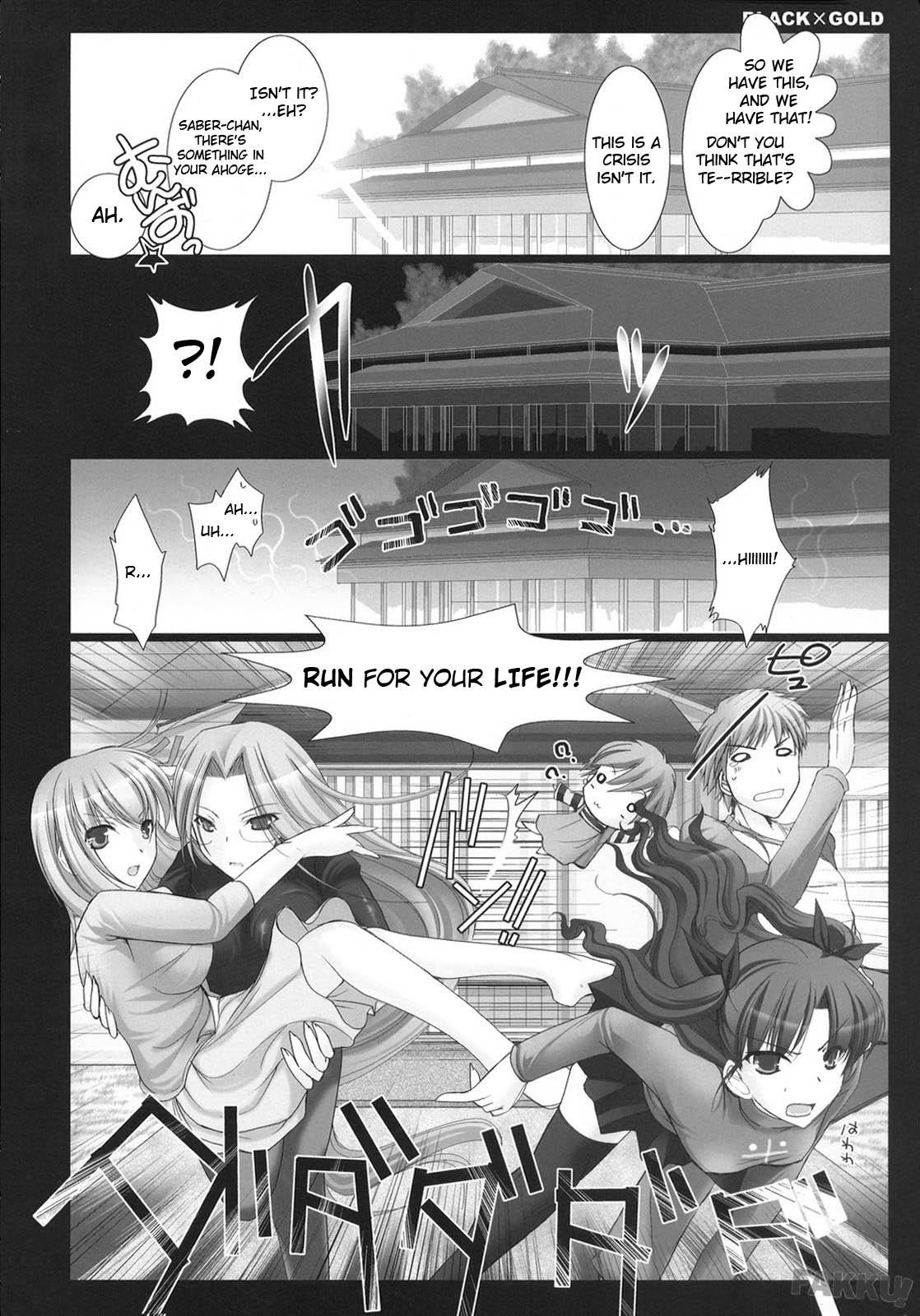 Parody BLACKxGOLD - Fate stay night Fate hollow ataraxia Naija - Page 5