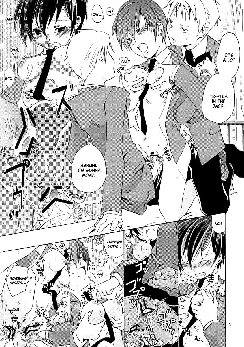 (SC32) [Ichinichi Sanjou (Jinguu Kozueo)] Host-bu no Ohime-sama wa Warui Mahou Tsukai ni Damasareru | The Host Club Princess is Tricked by an Evil Sorcerer. (Ouran High School Host Club) [English] [Boroi Heya] 29