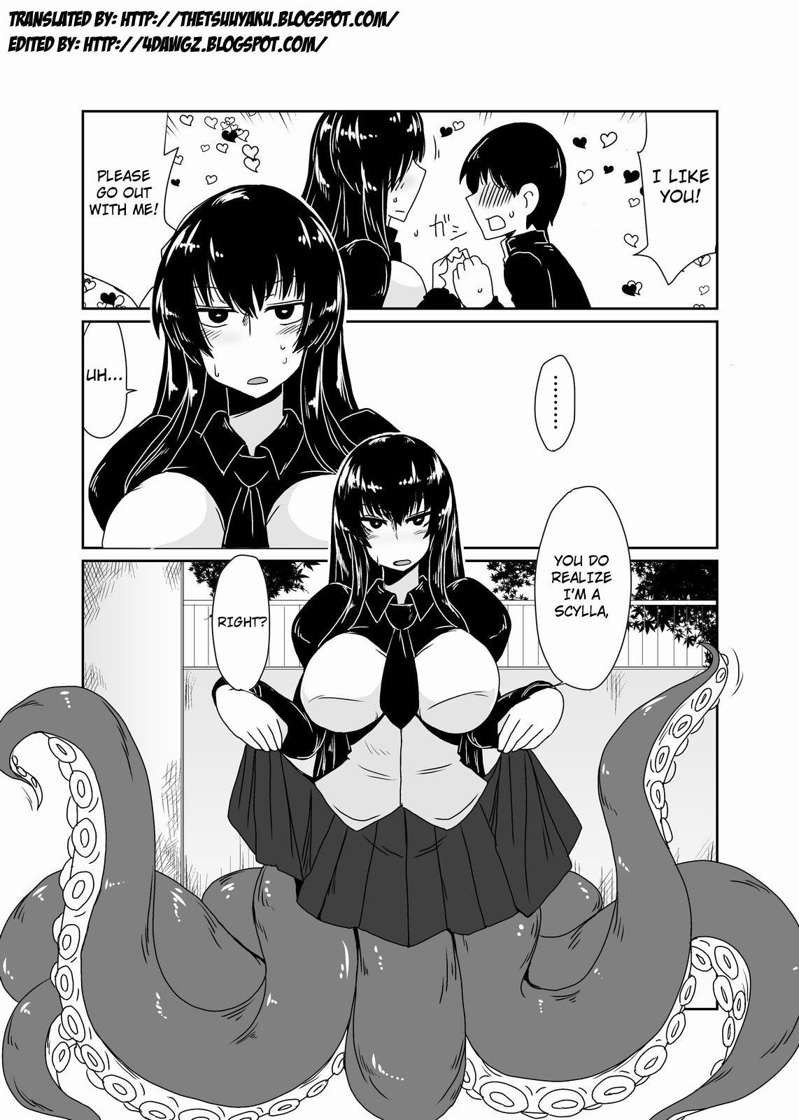 Shaved Scylla-san ni Makitsukarete. | In the Clutches of a Scylla Gaystraight - Page 2