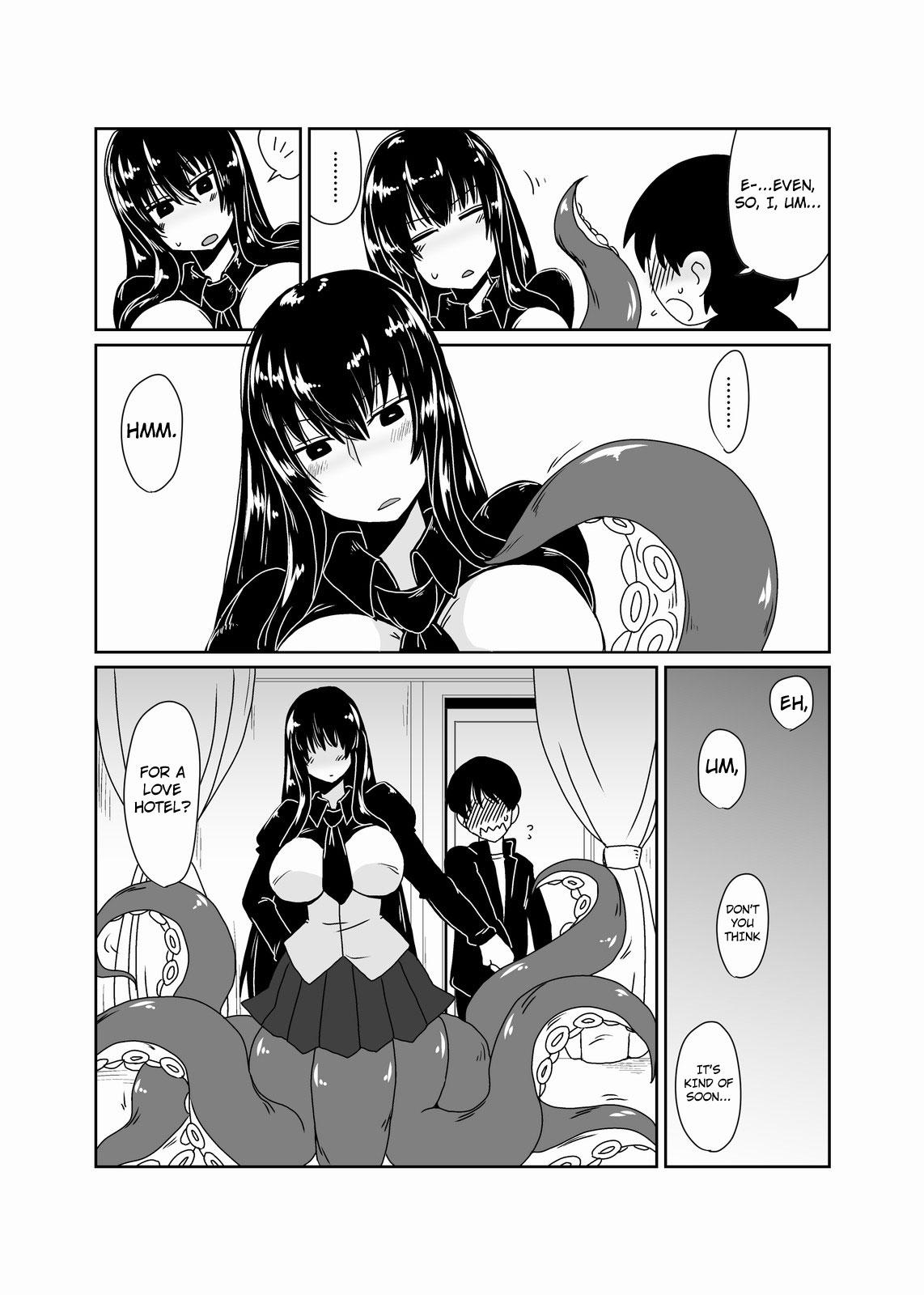 Female Orgasm Scylla-san ni Makitsukarete. | In the Clutches of a Scylla Sucking Cock - Page 3