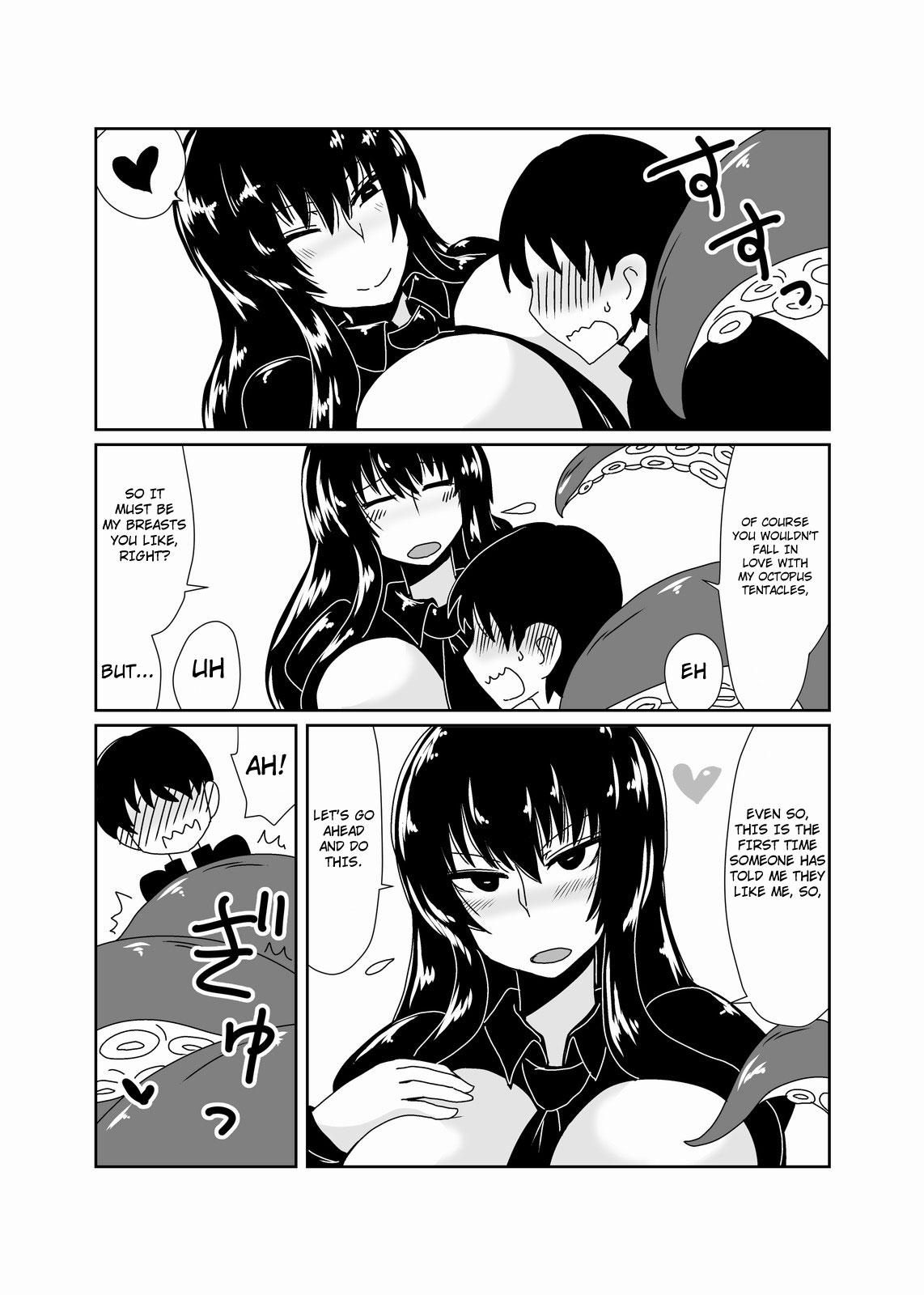 Female Orgasm Scylla-san ni Makitsukarete. | In the Clutches of a Scylla Sucking Cock - Page 4