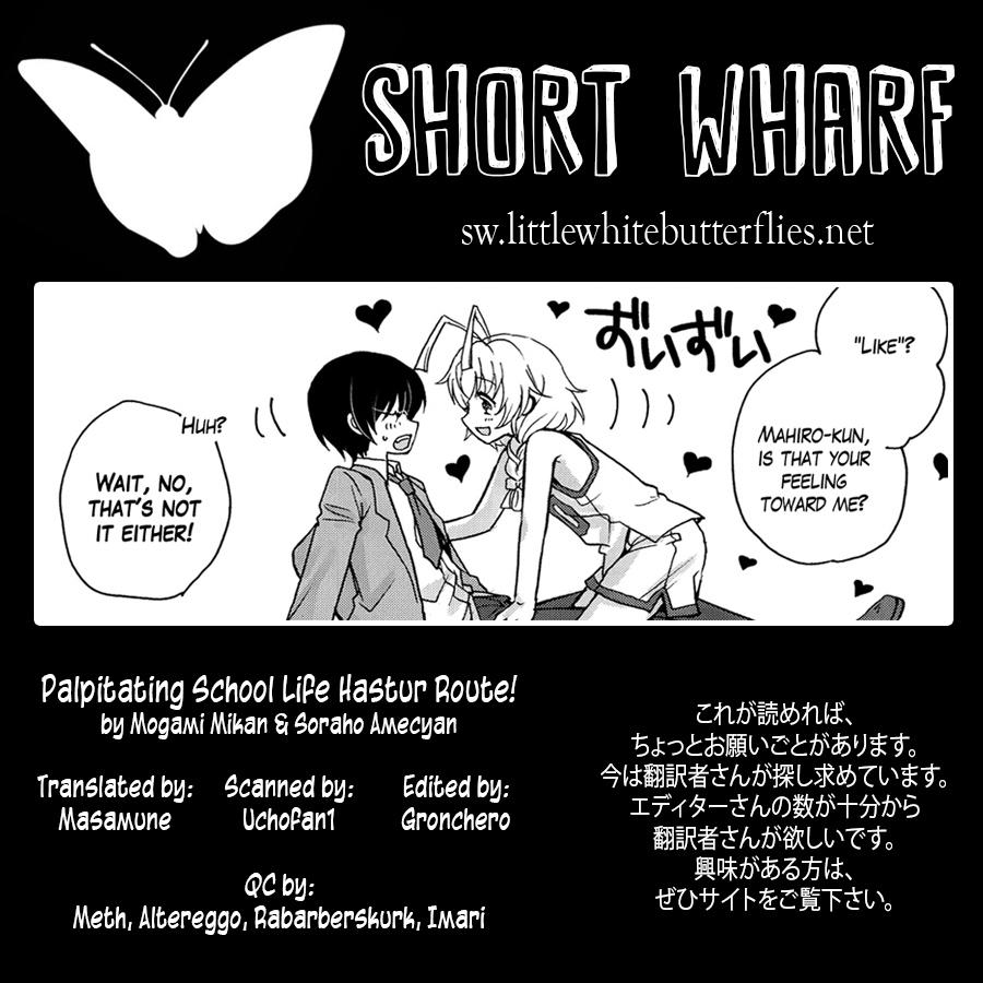 Belly [Amecyan (Soraho, Mogami Mikan) Doki Doki High School Hastur Route! | Palpitating School Life Hastur Route! (Haiyore! Nyaruko-san) [English] =SW= - Haiyore nyaruko-san Colombiana - Page 31